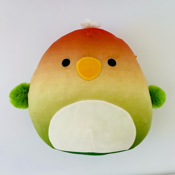 EUC Squishmallows Original LARGE size 13 inch Elliene The Parrot Collectible Toy - Picture 7 of 7
